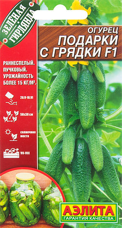 Семена огурцов Аэлита "Подарки с грядки" F1., фото 2