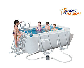 Каркасный бассейн Bestwey 56629 (габариты: 282*196*84 см, на 3662 л)