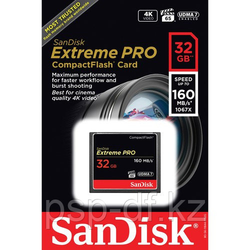 Карта памяти SanDisk Extreme CF 32Gb 160MB/s - фото 2 - id-p30629186