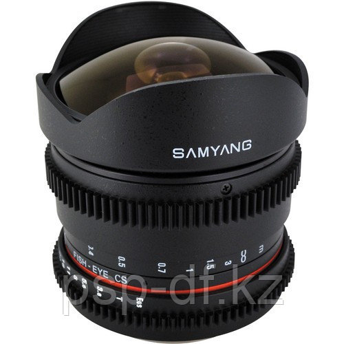 Объектив Samyang 8mm T3.8 AS IF UMC Fish-eye CS II VDSLR Canon EF - фото 3 - id-p30628891