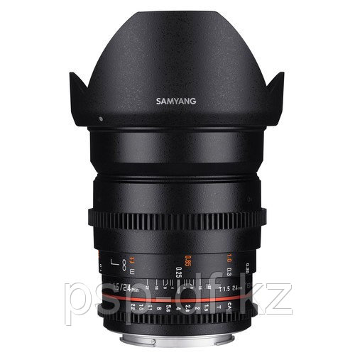 Объектив Samyang 24mm T1.5 ED AS UMC VDSLR II Canon EF - фото 5 - id-p30628886
