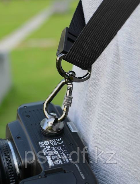 Плечевой ремень Quick Rapid Camera Single Shoulder Sling Black Belt Strap F1 for DSLR Camera - фото 4 - id-p30628652