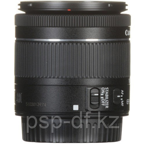 Объектив Canon EF-S 18-55mm f/4-5.6 IS STM серебристый - фото 5 - id-p62308287