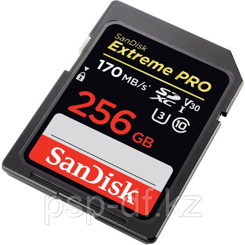 Карта памяти SanDisk Extreme Pro SDXC UHS-I 256Gb 170MB/s - фото 2 - id-p64863236