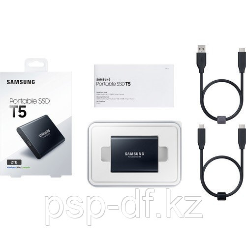 Внешний жесткий диск Samsung 2TB T5 Portable Solid-State Drive (Black) - фото 5 - id-p67144015