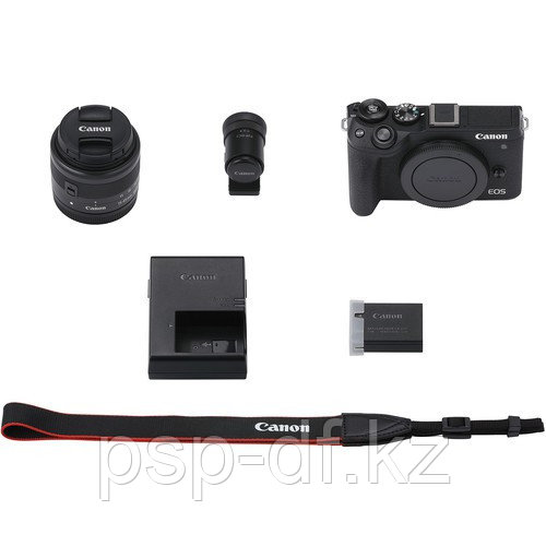 Фотоаппарат Canon EOS M6 Mark II kit EF-M 15-45mm + видоискатель EVF-DC2 - фото 6 - id-p81117851