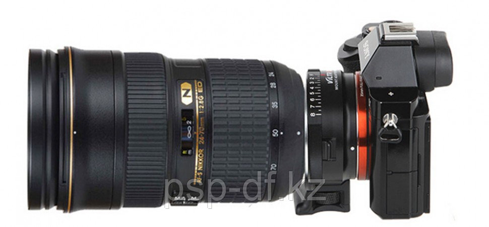 Переходник Viltrox NF-NEX (объективы Nikon на байонет NEX) с диафрагмой - фото 4 - id-p47891774