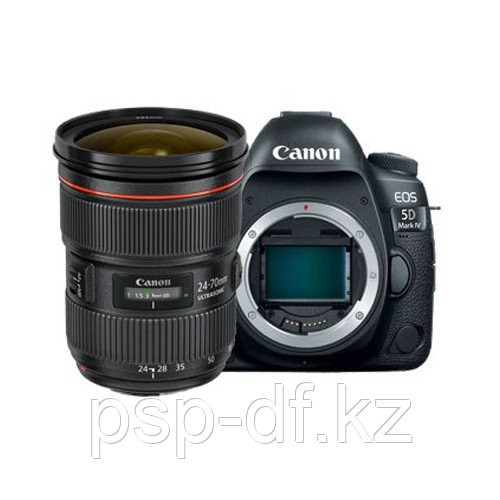 Фотоаппарат Canon EOS 5D Mark IV kit 24-70mm f/2.8L USM II - фото 3 - id-p49797759