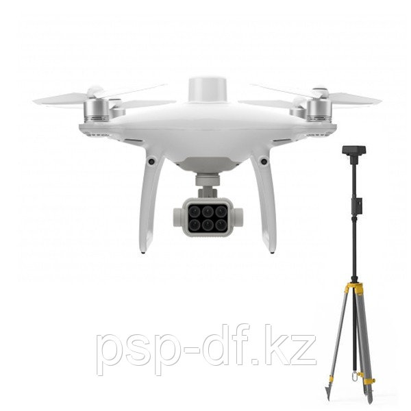 Дрон DJI Phantom 4 Multispectral с мобильной станцией D-RTK 2 High Precision GNSS - фото 4 - id-p74502361