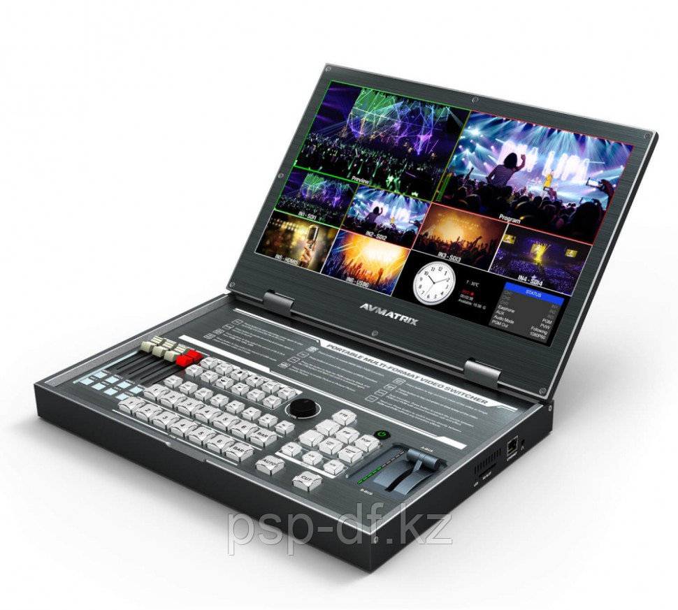 Видеомикшер AVMatrix PVS0615U Portable 6-Channel Video Switcher with 15.6 - фото 5 - id-p75094649