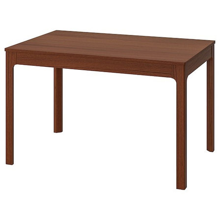 Стол раздвижной ЭКЕДАЛЕН коричневый 120/180x80 см ИКЕА IKEA, фото 2