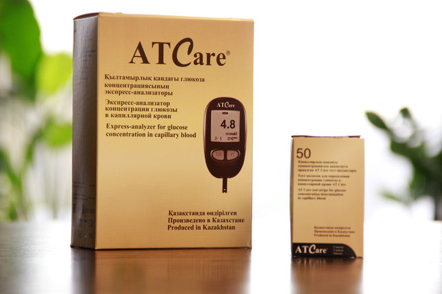 Тест-полоски для определения концентрации глюкозы в капиллярной крови AT Care. №50, фото 2