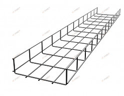Лоток проволочный из нержавейки 500х60х3000