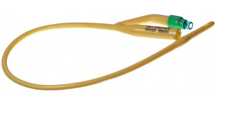 Катетер Фолея 2-х ходовой, с силиконовым покрытием, однокр.прим. стер.