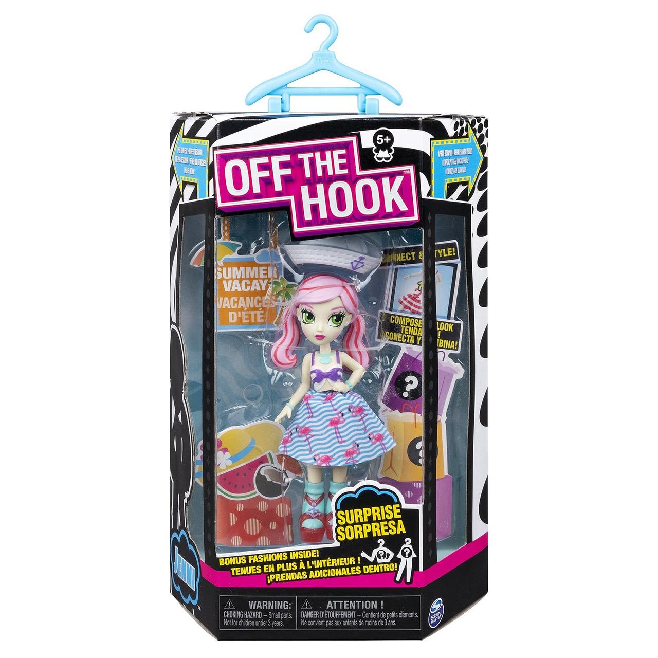 Мини-кукла Off the Hook Jenni Summer Vacation стильная с аксессуарами