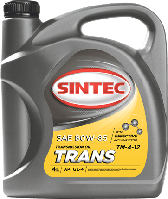 Масло трансмиссионное Sintec Trans ТМ-4-12 API GL-4 SAE 80W-85 (4л)