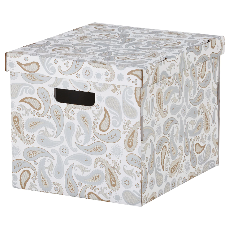 Коробка с крышкой IKEA СМЕКА, 33х38х30см