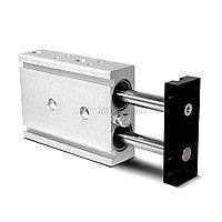 HPSK 025.0040 BS Пневмоцилиндр направляющий двухштоковый D=25, S=040, латунная втулка