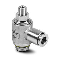 VX 18 06 14 /C Фитинг угловой с регулировкой расхода