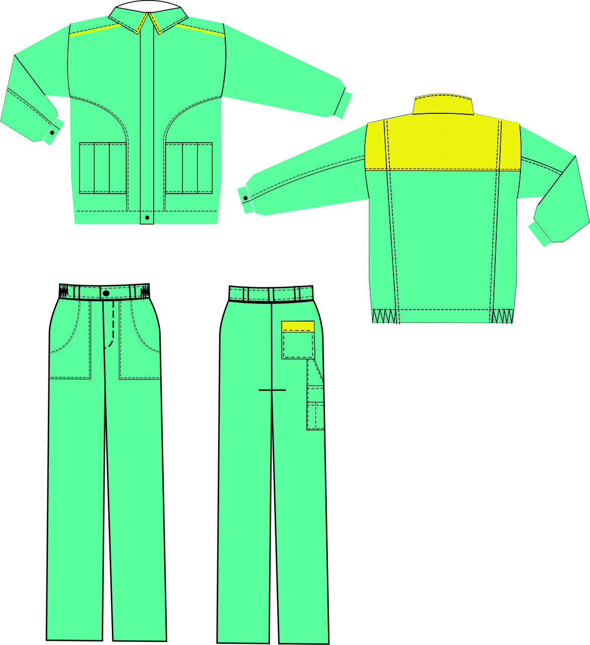 Комплект летний (куртка и брюки)- Модель "Гермес" - фото 2 - id-p64858544