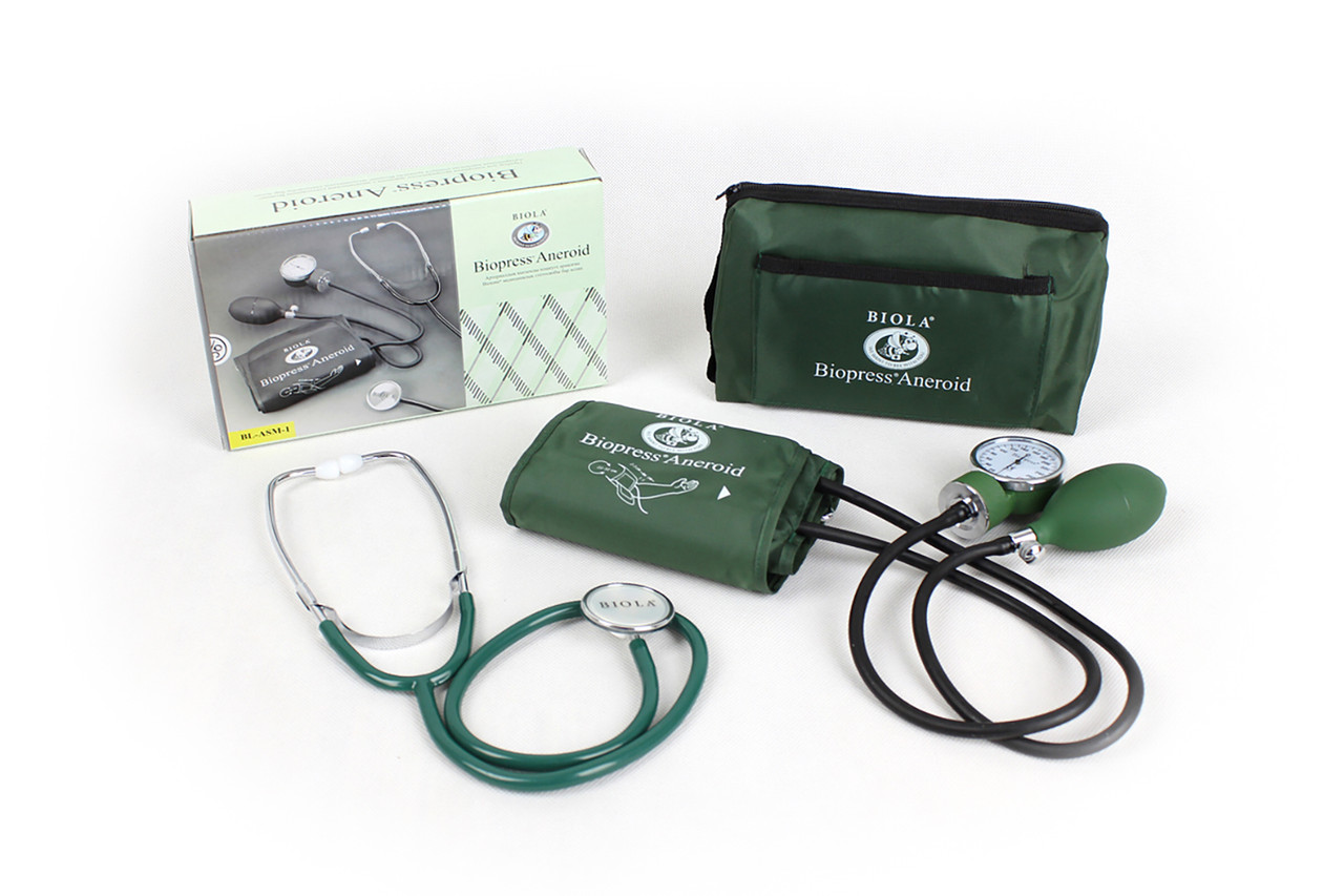 Прибор для измерения АД, 45х10 см; 50x14 см; 64х18 см, СО СТЕТОСКОПОМ