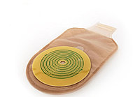 Калоприемник однокомпонентный дренируемый с отверстием 10-80 мм с фильтром на липучке