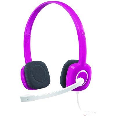 Logitech 981-000369  Гарнитура H150 Stereo FUCHSIA PINK