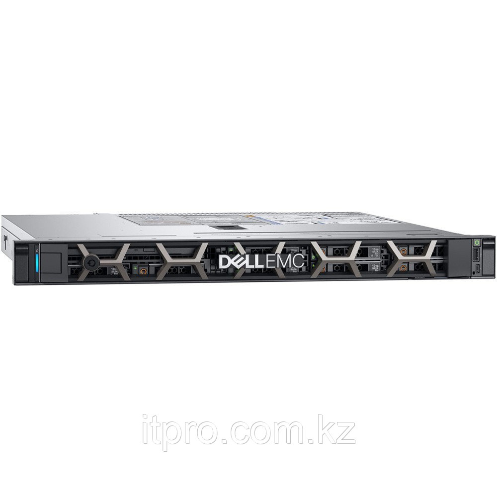 Сервер Dell PowerEdge R340 PER340RU2-01 (1U Rack, Xeon E-2236, 3400 МГц, 6 ядер, 12 МБ, 1x 16 ГБ, SFF 2.5", 8