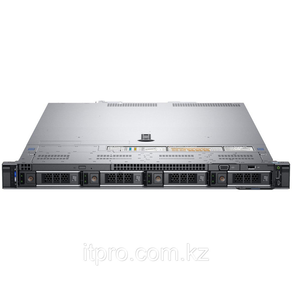Сервер Dell PowerEdge R440 R440-5201-10 (1U Rack, Xeon Silver 4116, 2100 МГц, 12 ядер, 16.5 МБ, 1x 16 ГБ, LFF