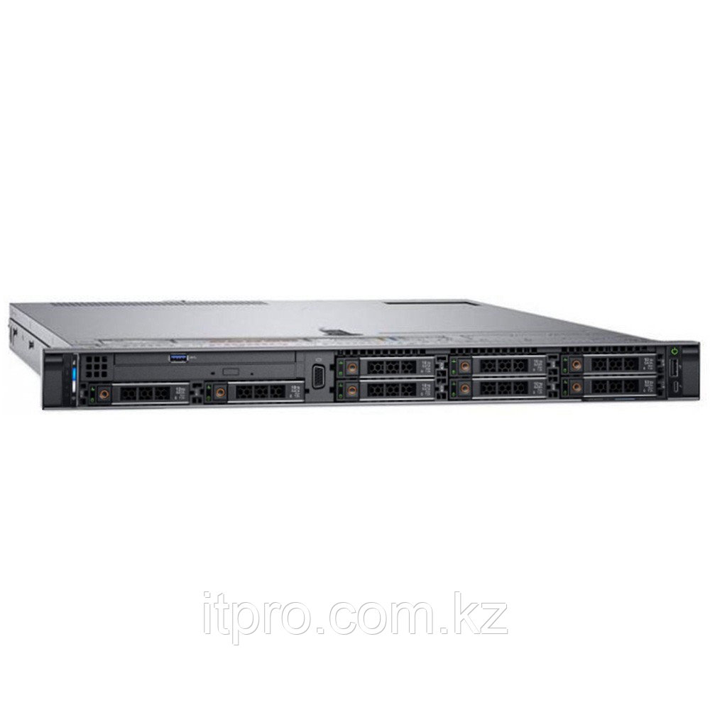 Сервер Dell PowerEdge R640 PER640RU1-05 (1U Rack, Xeon Silver 4210R, 2400 МГц, 10 ядер, 13.75 MБ, 1x 16 ГБ,