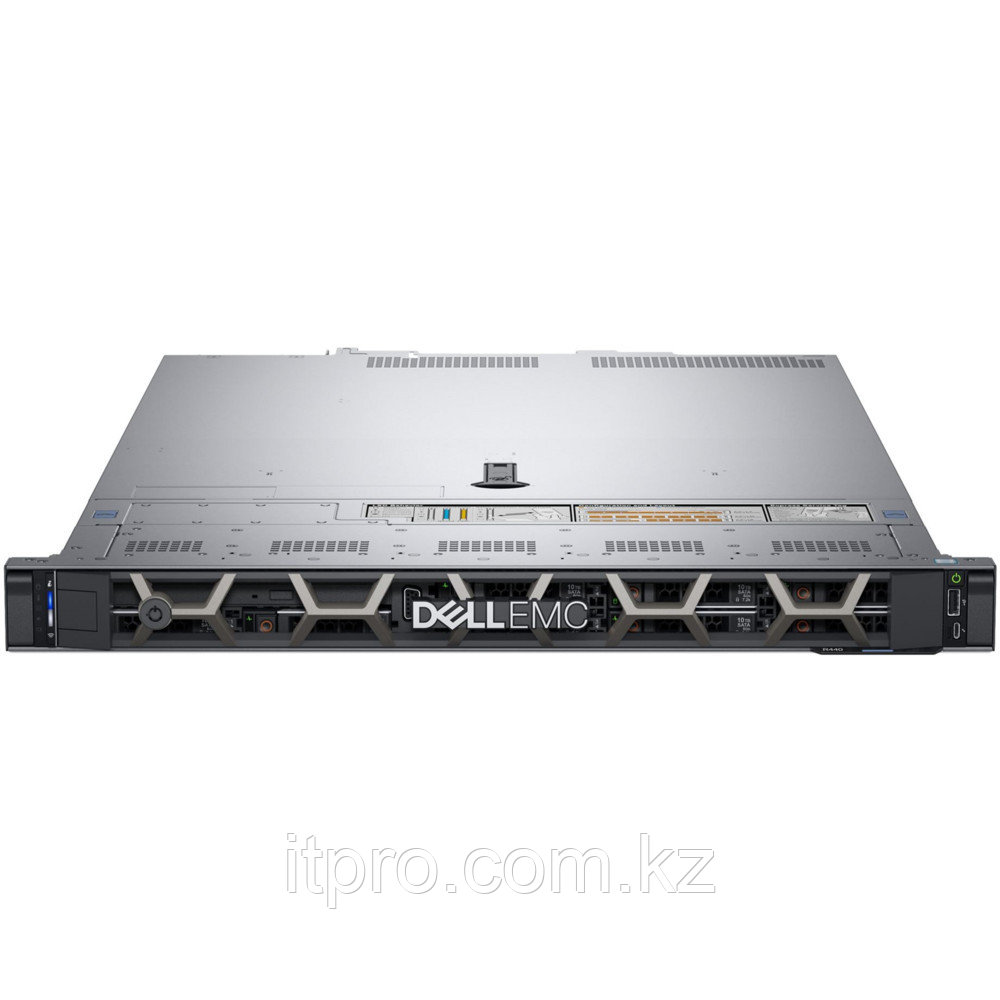 Сервер Dell PowerEdge R440 210-ALZE_bundle244 (1U Rack, Xeon Gold 5218, 2300 МГц, 16 ядер, 22 МБ, SFF 2.5", 8