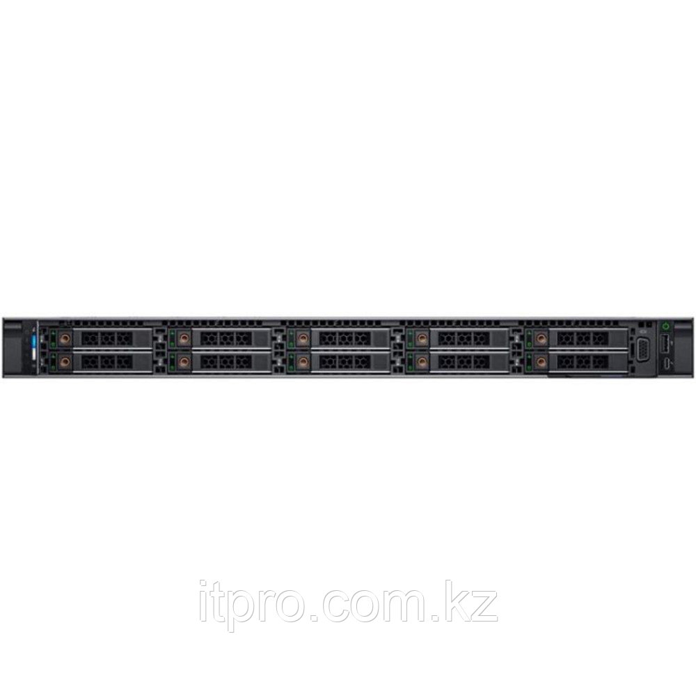 Сервер Dell PowerEdge R640 R640-8561-04 (1U Rack, Xeon Silver 4214, 2200 МГц, 12 ядер, 16.5 МБ, 2x 16 ГБ, SFF