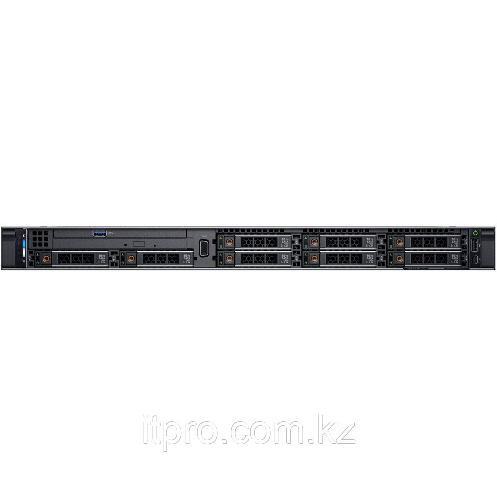 Сервер Dell PowerEdge R640 210-AKWU-235 (1U Rack, Xeon Gold 5118, 2300 МГц, 12 ядер, 16.5 МБ, 2x 16 ГБ, SFF