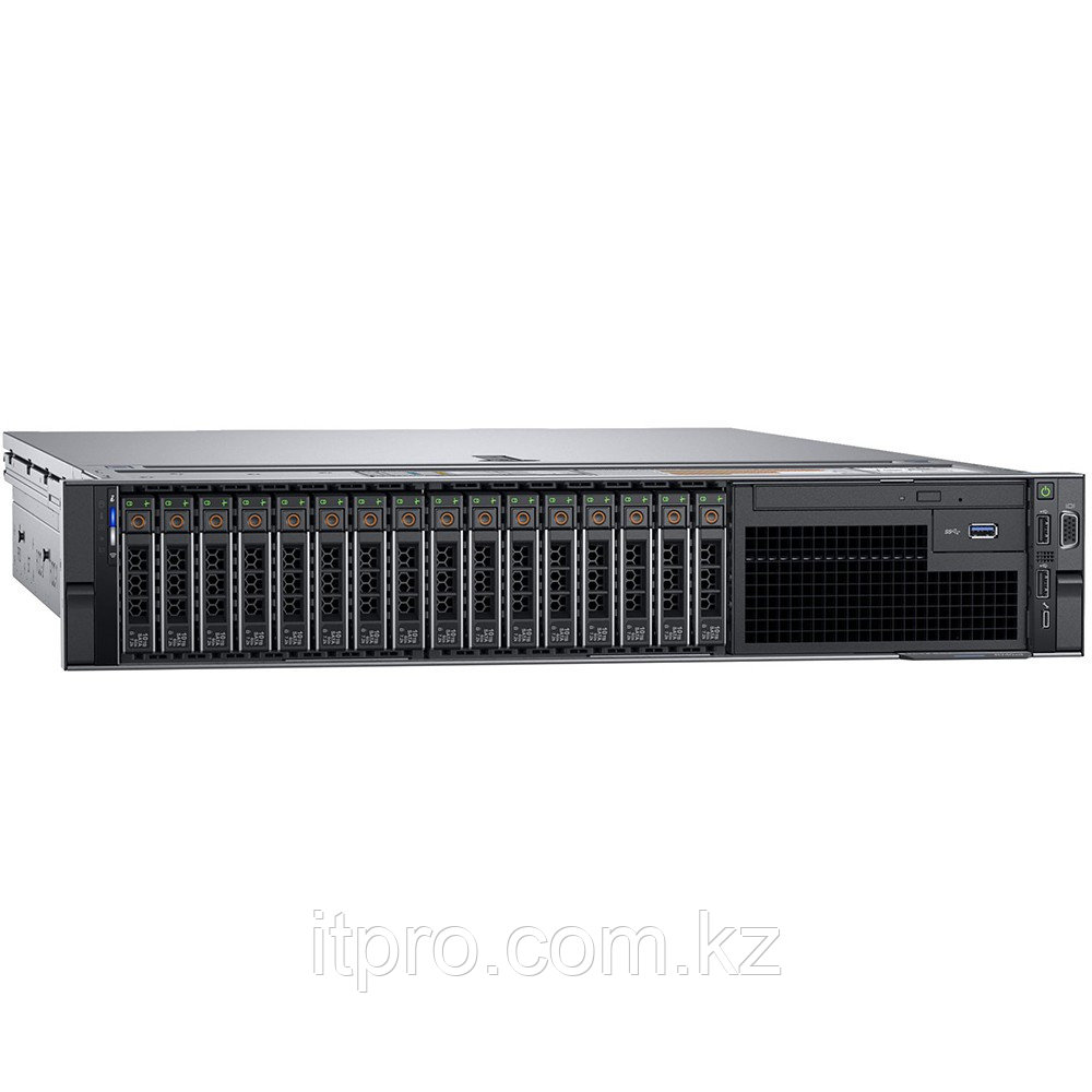 Сервер Dell PowerEdge R740 210-AKXJ-354 (2U Rack, Xeon Silver 4214R, 2400 МГц, 12 ядер, 16.5 МБ, 2x 16 ГБ, SFF
