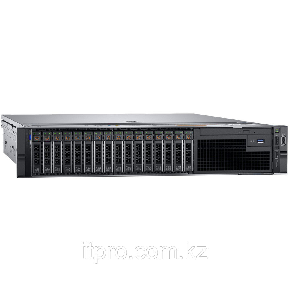 Сервер Dell PowerEdge R740 210-AKXJ-269 (2U Rack, Xeon Gold 5118, 2300 МГц, 12 ядер, 16.5 МБ, 2x 16 ГБ, SFF
