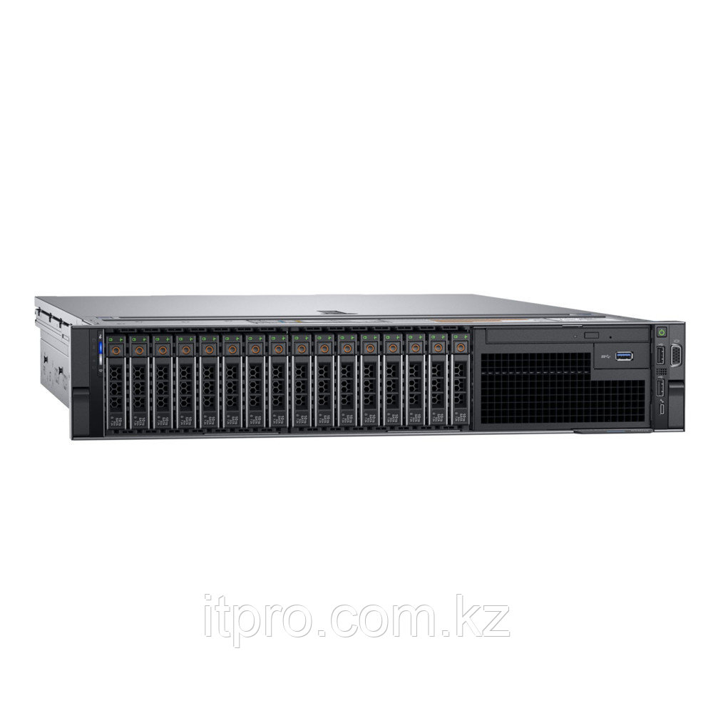 Сервер Dell PowerEdge R740 210-AKXJ-332 (2U Rack, Xeon Silver 4215R, 3200 МГц, 8 ядер, 11 МБ, 16x 64 ГБ, SFF