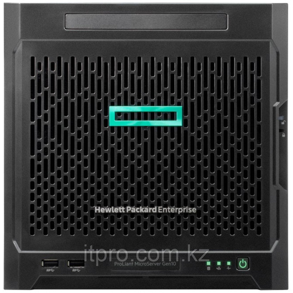 Сервер HPE ProLiant MicroServer Gen10 873830-421 (Tower, Opteron X3216, 1600 МГц, 2 ядра, 1 МБ, 1x 8 ГБ, LFF