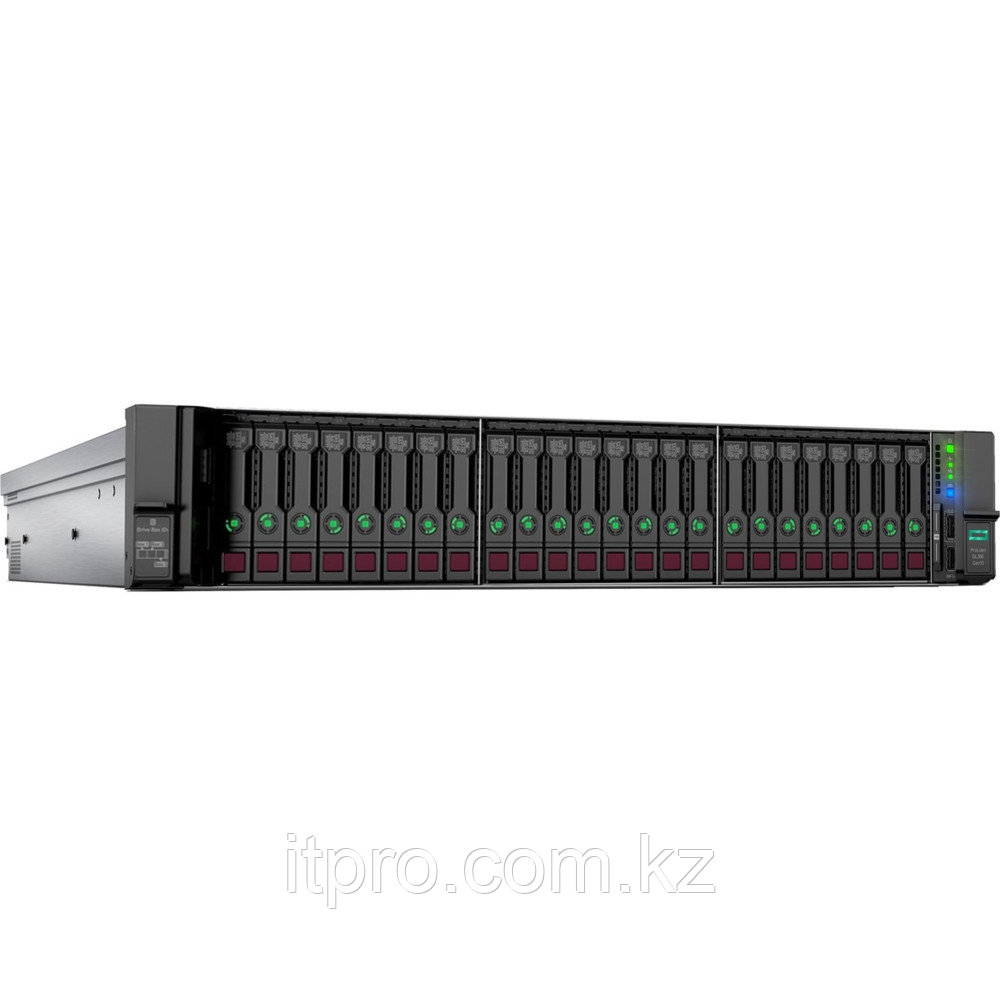 Сервер HPE DL380 Gen10 P24840-B21 (2U Rack, Xeon Silver 4210R, 2400 МГц, 10 ядер, 13.75 MБ, 1x 32 ГБ, SFF