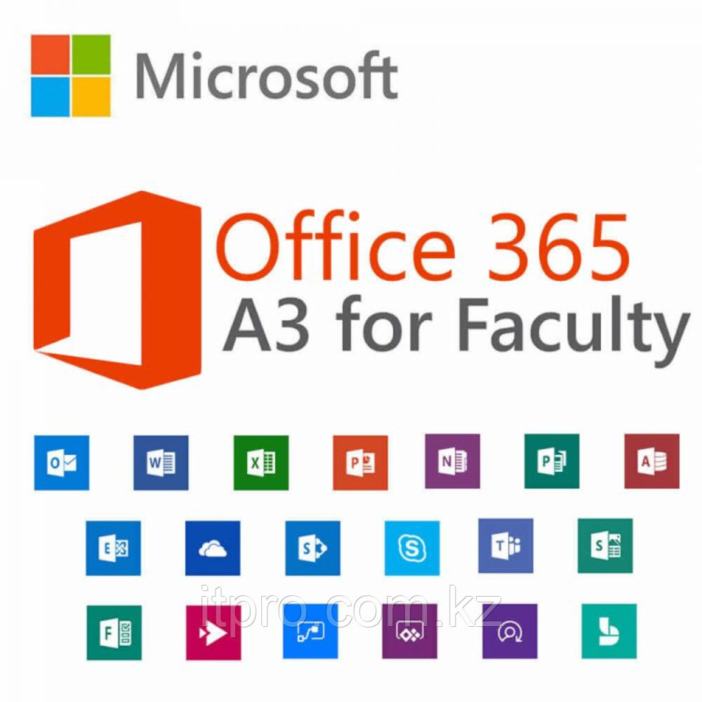 Офисный пакет Microsoft Office 365 A3 for faculty 7eb5101b-Y