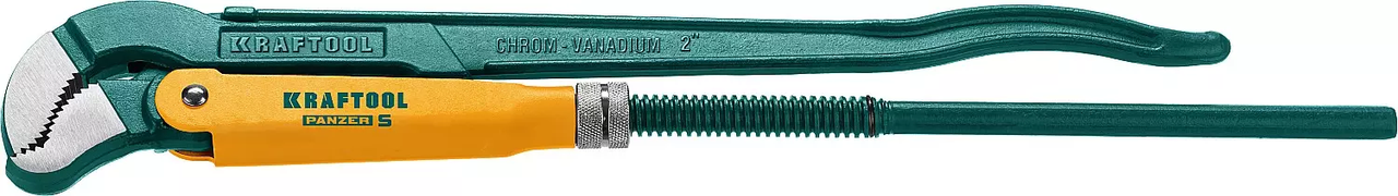 Ключ трубный KRAFTOOL, PANZER-S, №3, изогнутые губки,  (2733-20_z02)