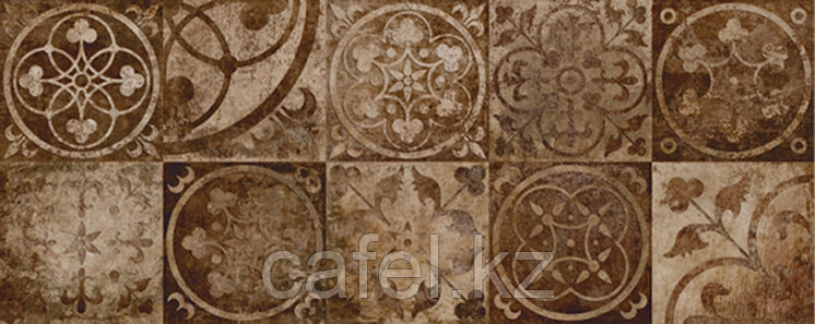 Кафель | Плитка настенная 20х50 Тоскано | Toscano 4Д коричневый панно, фото 2
