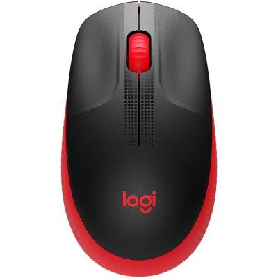 Logitech 910-005908 Мышь беспроводная полноразмерная M190 Red