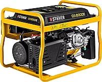 Бензиновый генератор STEHER (Штехер), 6,5/7 кВт, бензогенератор с электростартером (GS-8000Е)