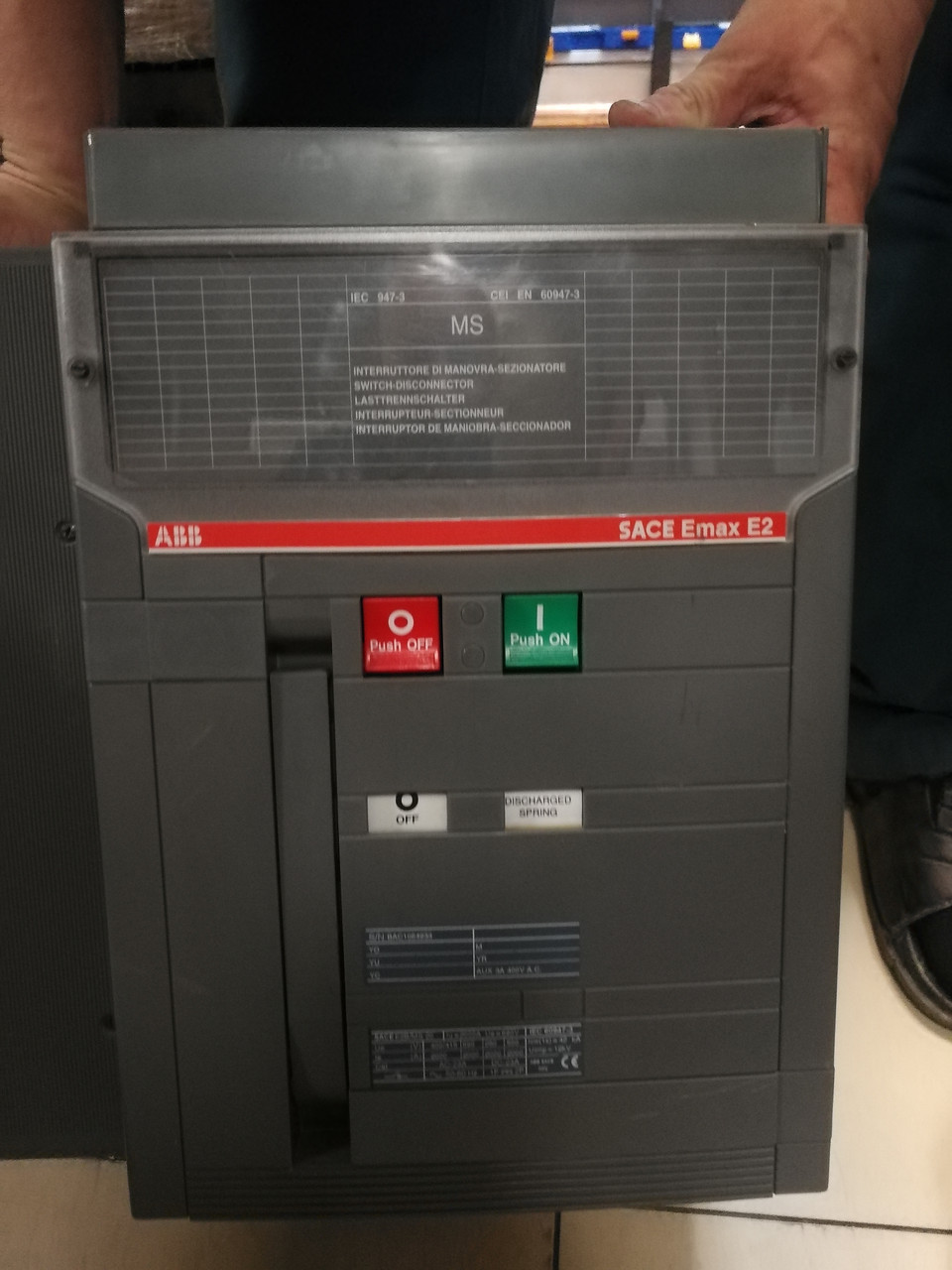 SACE E2B/MS 20                             2000A, фото 1