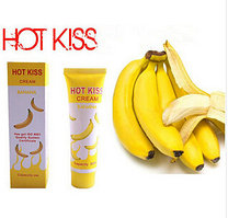 Интим-смазка Hot Kiss (Банан) для любого вида секса,съедобная