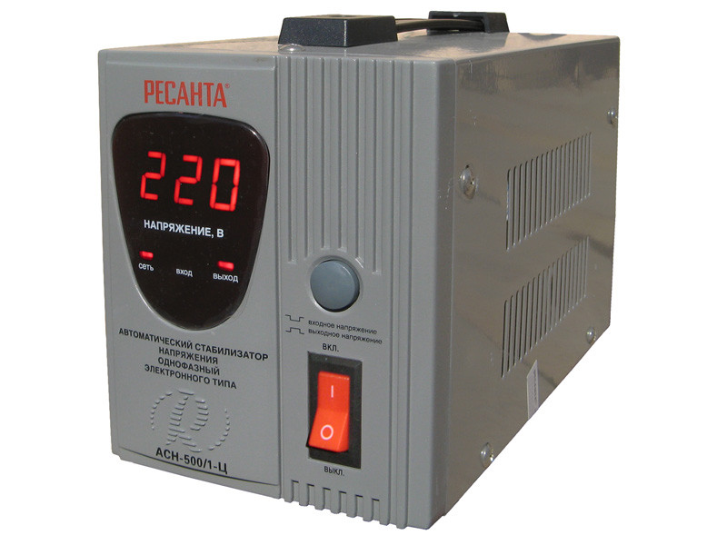 Стабилизатор напряжения Ресанта ACH-1500/1-Ц-1,5 кВт - фото 1 - id-p87884630