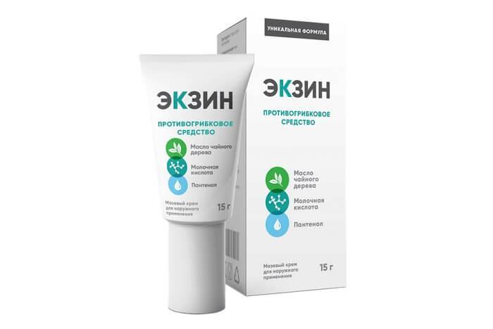 Экзин - крем от грибка ногтей