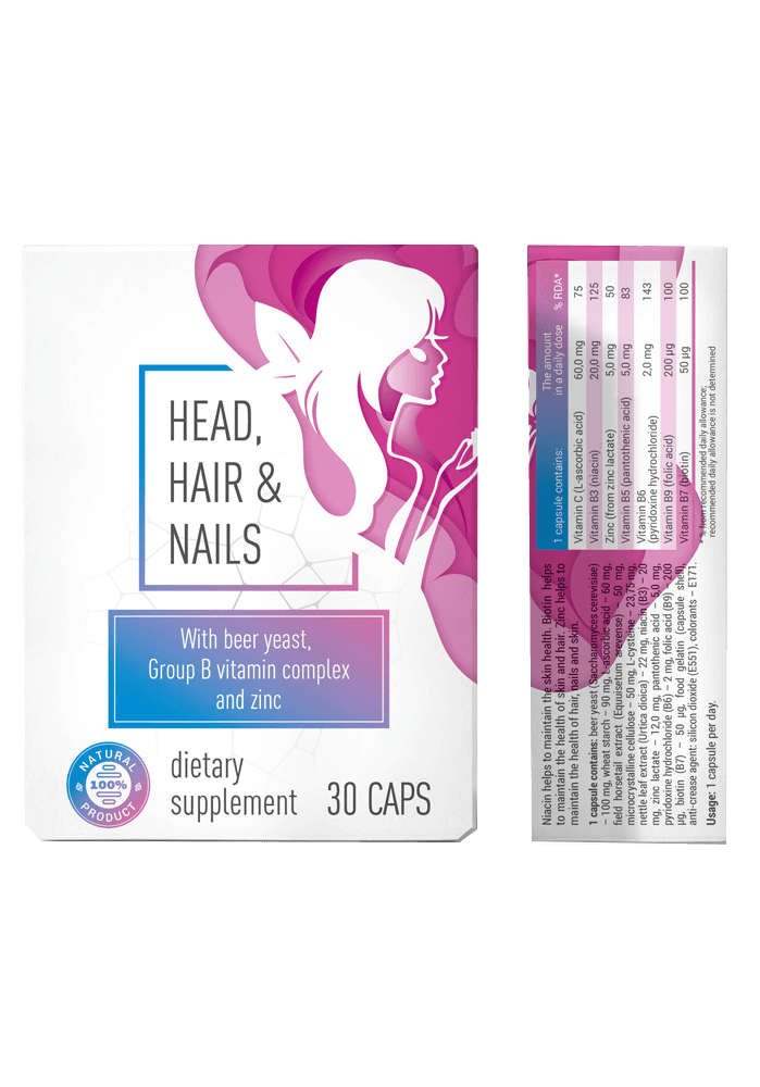 Head & Hair & Nail (Хэд анд Хеа энд Нэйл) - капсулы от выпадения волос