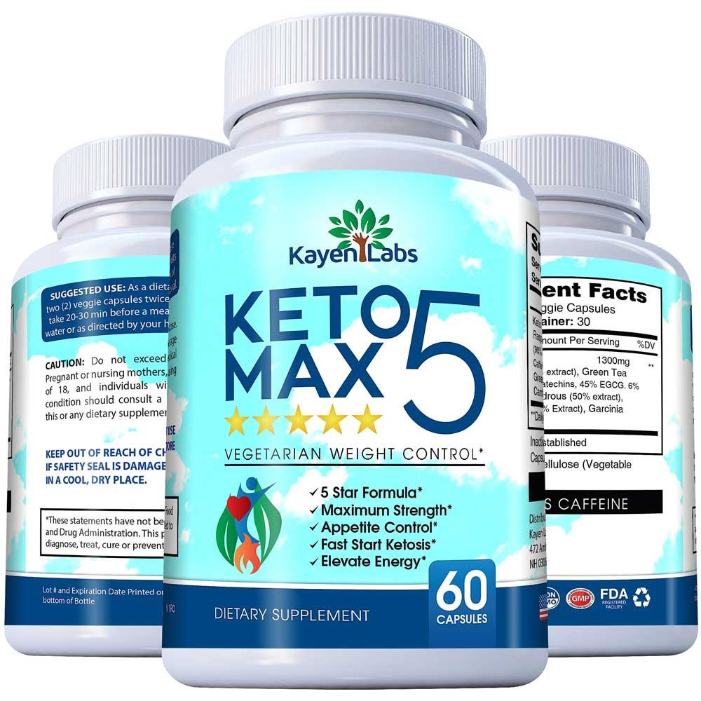 Keto 5 Star Max (Кето 5 Стар Макс)- капсулы для похудения