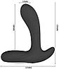 Массажер простаты "Backie", силикон, 30 режимов вибрации, фото 2